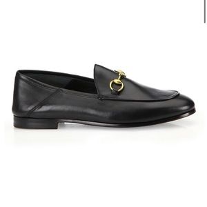 Gucci Brixton Leather Horsebit Loafers